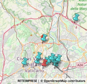 Mappa Via Antonio Serra, 00191 Roma RM, Italia (4.68385)