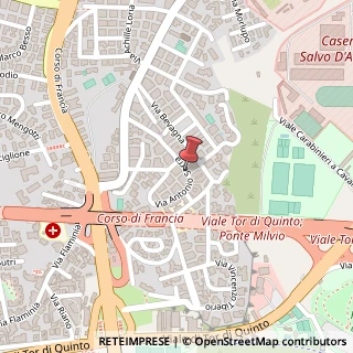Mappa Via Antonio Serra,  75, 00191 Roma, Roma (Lazio)