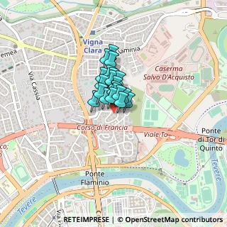 Mappa Via Antonio Serra, 00191 Roma RM, Italia (0.197)