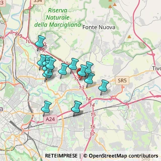 Mappa Via Nomentum, 00131 Roma RM, Italia (3.31188)