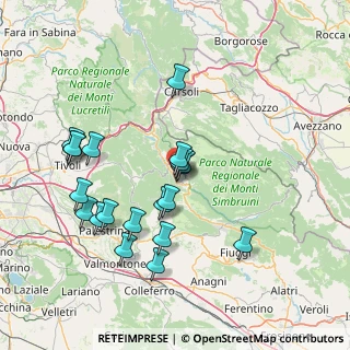 Mappa Contrada la Carcara, 00028 Subiaco RM, Italia (15.6865)