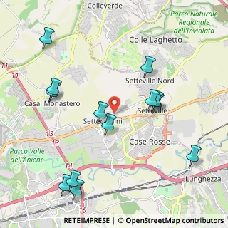 Mappa Via Colleverde, 00131 Roma RM, Italia (2.46923)