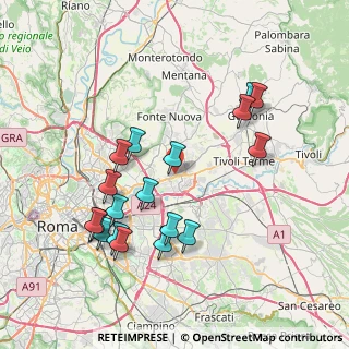 Mappa Via Colleverde, 00131 Roma RM, Italia (8.35)