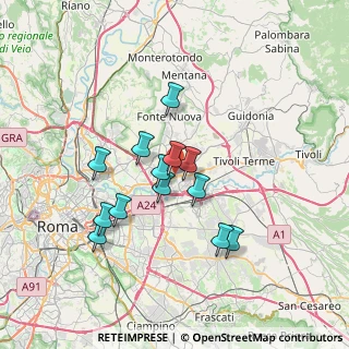 Mappa Via Colleverde, 00131 Roma RM, Italia (6.20538)