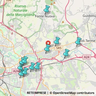 Mappa Via Colleverde, 00131 Roma RM, Italia (5.25167)