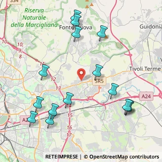 Mappa Via Colleverde, 00131 Roma RM, Italia (5.316)