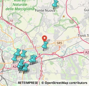 Mappa Largo Chiaro Davanzati, 00131 Roma RM, Italia (5.84167)