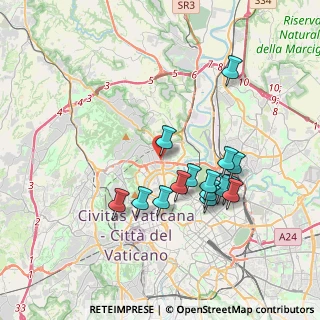 Mappa Via Carbognano, 00191 Roma RM, Italia (3.638)