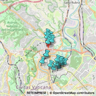 Mappa Via Carbognano, 00191 Roma RM, Italia (1.5375)