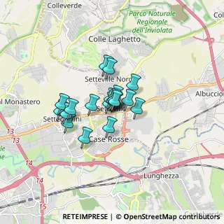 Mappa Largo Giosuè Carducci, 00012 Setteville RM, Italia (1.0265)
