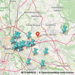 Mappa Largo Giosuè Carducci, 00012 Setteville RM, Italia (10.53)