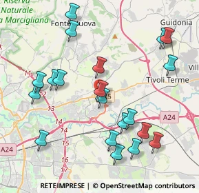 Mappa Largo Giosuè Carducci, 00012 Setteville RM, Italia (4.693)