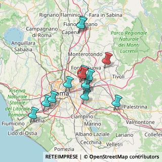 Mappa Via Acuto, 00131 Roma RM, Italia (12.82929)