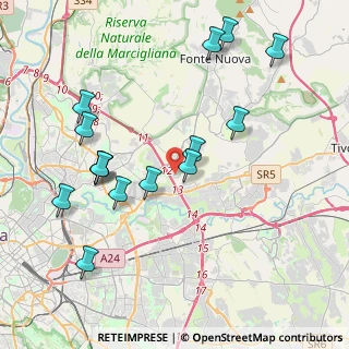 Mappa Via Acuto, 00131 Roma RM, Italia (4.54533)
