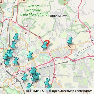 Mappa Via Acuto, 00131 Roma RM, Italia (7.089)