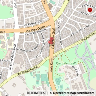 Mappa Via Arturo Graf, 21, 00137 Roma, Roma (Lazio)