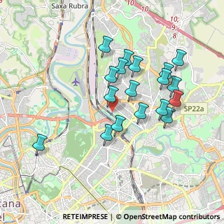 Mappa Via Val Cismon, 00141 Roma RM, Italia (1.81222)