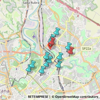 Mappa Via Val Cismon, 00141 Roma RM, Italia (1.54143)