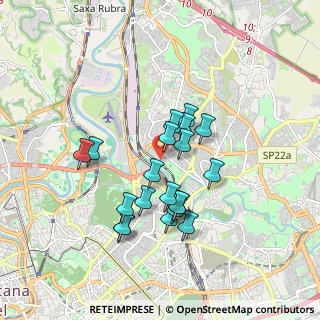 Mappa Via Val Cismon, 00141 Roma RM, Italia (1.5935)