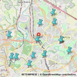 Mappa Via Val Cismon, 00141 Roma RM, Italia (2.80929)