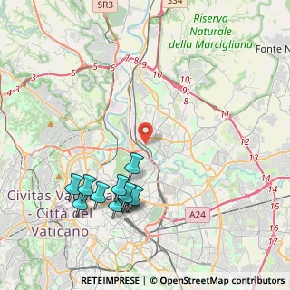 Mappa Via Val Cismon, 00141 Roma RM, Italia (4.73083)