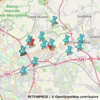 Mappa Via Giosué Carducci, 00012 Setteville RM, Italia (4.03)