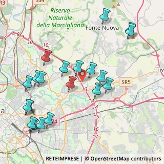 Mappa Via Terelle, 00131 Roma RM, Italia (4.987)