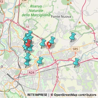 Mappa Via Terelle, 00131 Roma RM, Italia (4.0725)