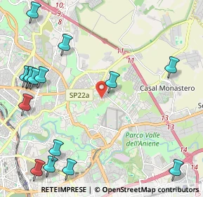 Mappa Via Maurizio Arena, 00137 Roma RM, Italia (3.15533)