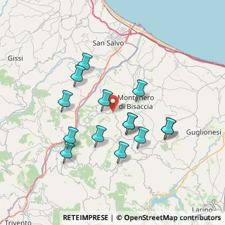 Mappa SP163, 86030 Mafalda CB, Italia (7.14929)