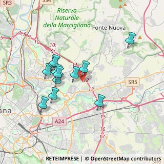 Mappa Via Civitanova Marche, 00156 Roma RM, Italia (3.4875)