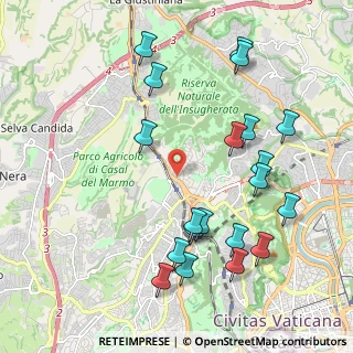 Mappa Via Aristide Gabelli, 00135 Roma RM, Italia (2.4135)