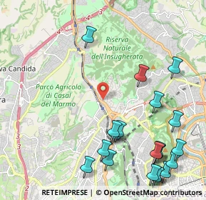 Mappa Via Aristide Gabelli, 00135 Roma RM, Italia (2.9575)
