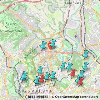 Mappa Via Angelo Messedaglia, 00191 Roma RM, Italia (3.04111)