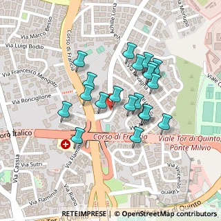 Mappa Via Angelo Messedaglia, 00191 Roma RM, Italia (0.1955)