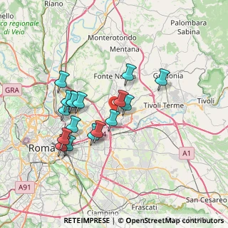 Mappa Via Quintiliolo, 00131 Roma RM, Italia (6.81882)