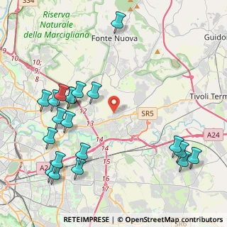 Mappa Via Quintiliolo, 00131 Roma RM, Italia (5.4905)