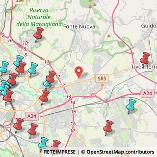 Mappa Via Lanfranco Cigala, 00131 Roma RM, Italia (7.5815)