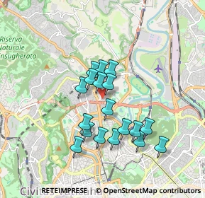 Mappa Via Girolamo Boccardo, 00191 Roma RM, Italia (1.55056)
