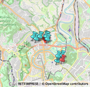 Mappa Via Girolamo Boccardo, 00191 Roma RM, Italia (1.06667)