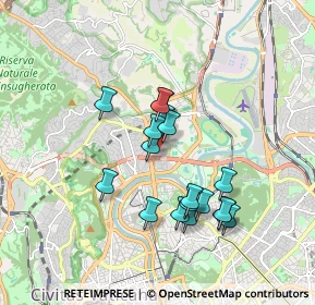 Mappa Via Girolamo Boccardo, 00191 Roma RM, Italia (1.60722)