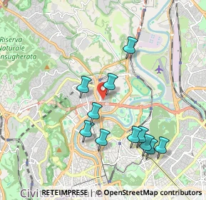 Mappa Via Girolamo Boccardo, 00191 Roma RM, Italia (1.96636)