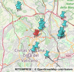 Mappa Via Girolamo Boccardo, 00191 Roma RM, Italia (4.24706)