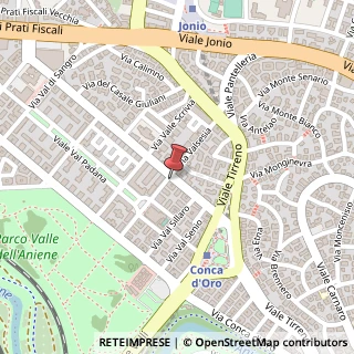 Mappa Via Val Santerno, 5, 00141 Roma, Roma (Lazio)