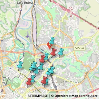 Mappa Via Valle Vermiglio, 00141 Roma RM, Italia (2.43688)