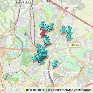 Mappa Via Valle Vermiglio, 00141 Roma RM, Italia (1.4485)