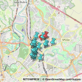 Mappa Via Valle Vermiglio, 00141 Roma RM, Italia (1.373)