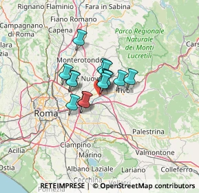 Mappa Via Giacomo Puccini, 00011 Tivoli RM, Italia (7.336)