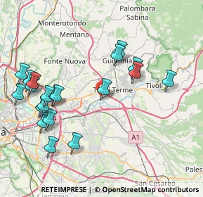 Mappa Via Giacomo Puccini, 00011 Tivoli RM, Italia (9.439)