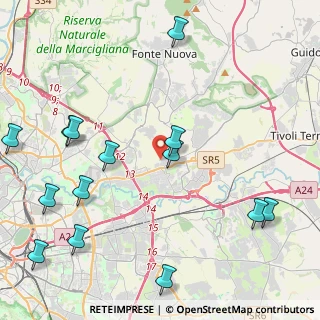 Mappa Via di Ricco Mazzeo, 00131 Roma RM, Italia (5.81071)